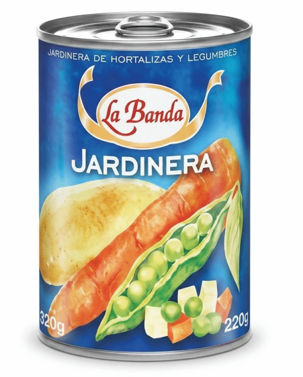 LA BANDA JARDINERA DE HORTALIZAS Y LEGUMBRES 6 X 350 GRS