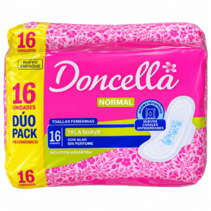 DONCELLA NORMAL DUO SIN DES. 25X16 (toallita)