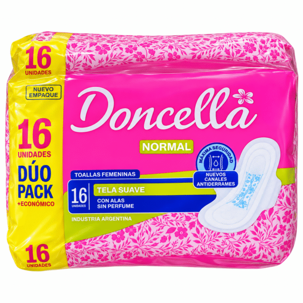 DONCELLA NORMAL DUO SIN DES. 25X16 (toallita)