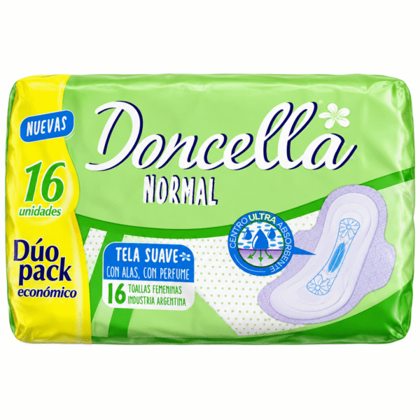 DONCELLA NORMAL DUO CON DES. 25X16 (toallitas)
