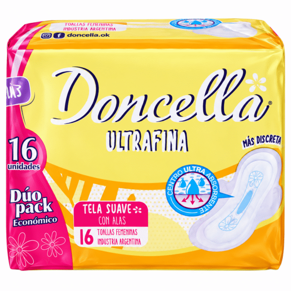 DONCELLA (UTRAFINA) DUO 25X16 (toallita)
