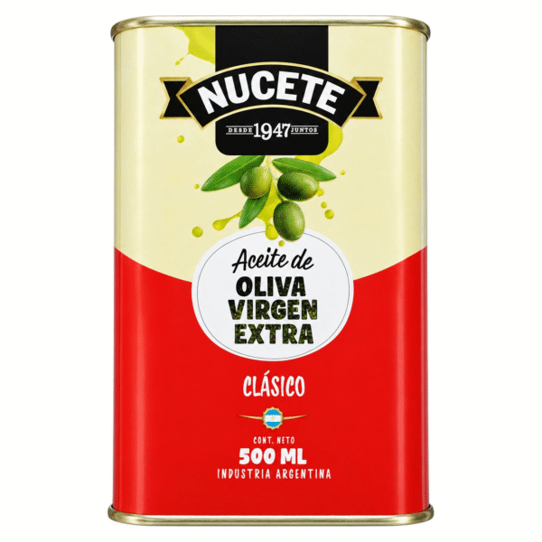 ACEITE OLIVA E/VIRGEN NUCETE 500ML LATA ROJA