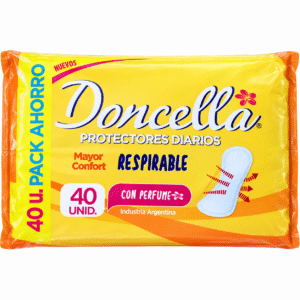 DONCELLA RESPIRABLE CON DES. 15X40 (toallita)