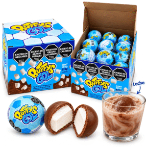 GAM BUFFYS GOL, HUEVO DE CHOC CON MALVAVISCOS 1 box X24un X26grs