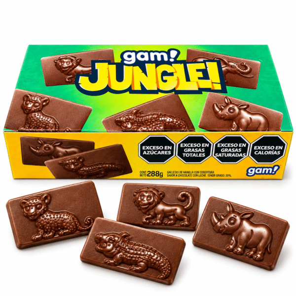 GAM CHOCOLATITO JUNGLE 1 box X24un X12grs