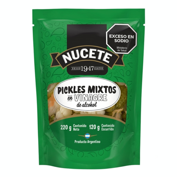 NUCETE BABY   PICKLES E/VINAGRE 10X120/220
