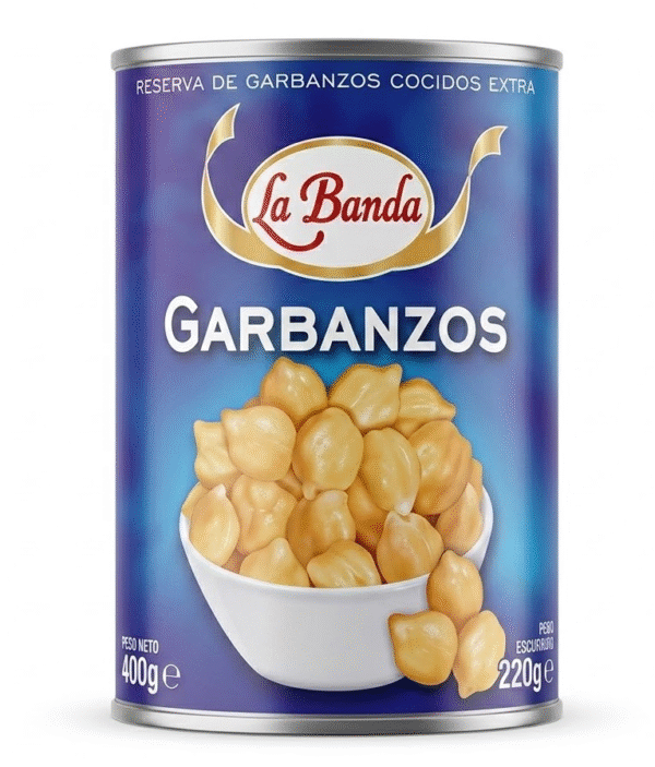 LA BANDA GARBANZOS SECOS REMOJADOS 6X350