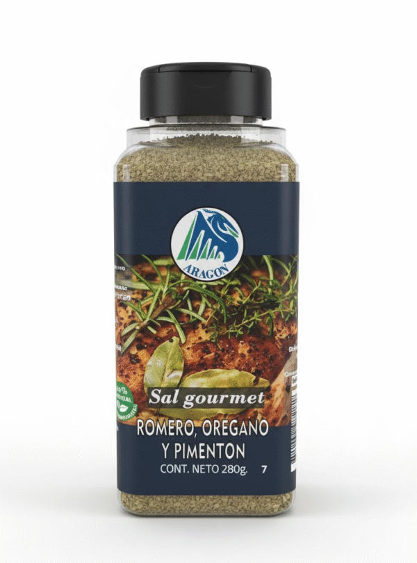ARAGON SAL DE ROMERO OREGANO Y PIMENTON 1X280GRS