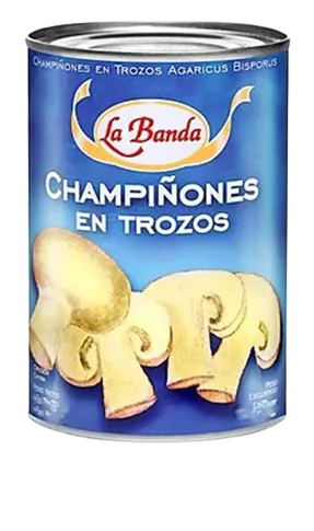 LA BANDA CHAMPIÑONES TROZOS 6X 400 GRS