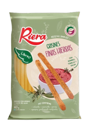 RIERA GRISIN FINAS HIERBAS X20X160GRS 1
