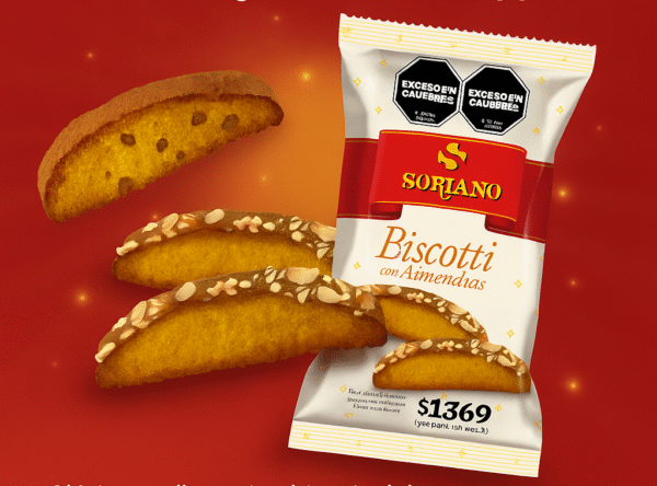 SORIANO BISCOTTI C/ ALMENDRAS 16X120GRS
