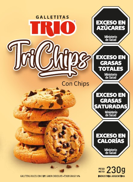 TRIO TRICHISPAS CHOCOLATE 16X230