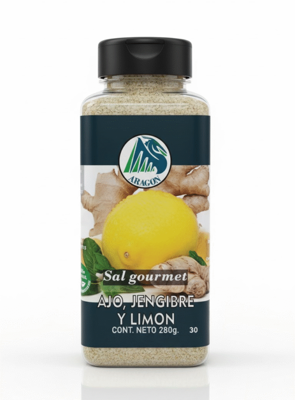 ARAGON SAL  JENGIBRE AJO Y LIMON 1X280