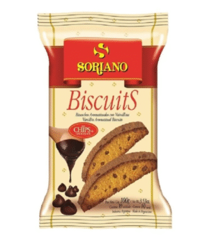 SORIANO BISCUITS  CON CHIP 20 X 100 GR