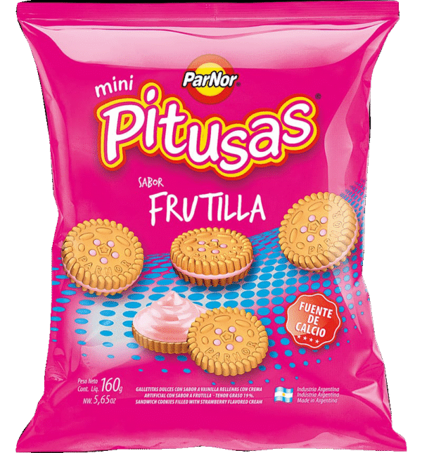 PAR NOR  PITUSAS FRUTILLA X30PAQ X160GRS 1