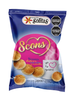 SOLITAS  SCONES VAI/LIMON NUEVO 8X500 GR