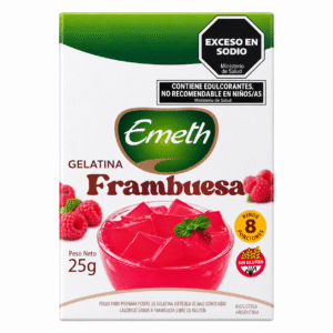 EMETH GELATINA FRAMBUESA LIGHT 6X25 G