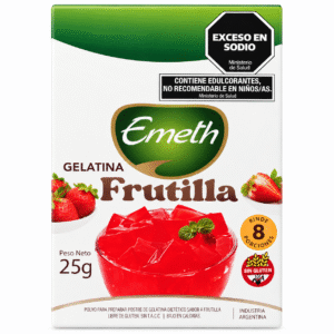 EMETH GELATINA DE FRUTILLA LIGHT 6X25 G