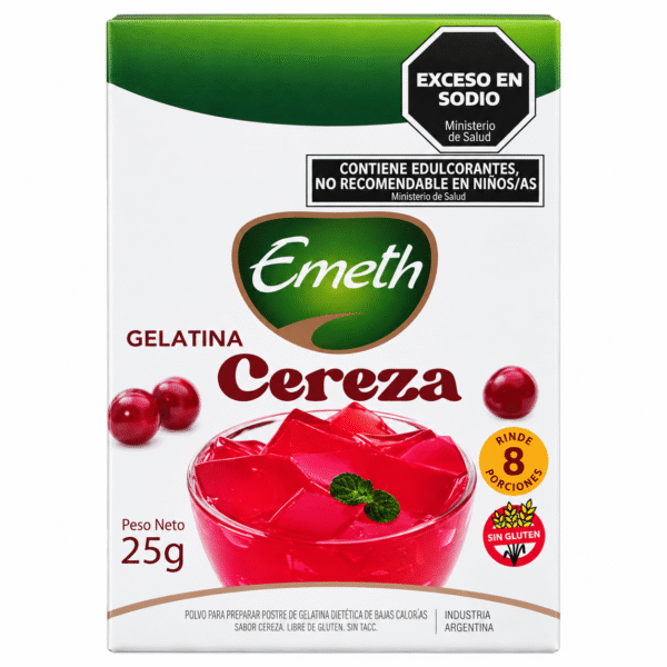 EMETH GELATINA DE CEREZA LIGHT 6X25 G