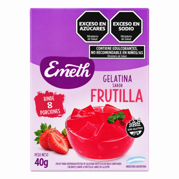 EMETH GELATINA FRUTILLA 6X40 G