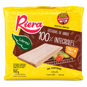 RIERA TOSTADA DE ARROZ 100% INTEGRAL 12X150