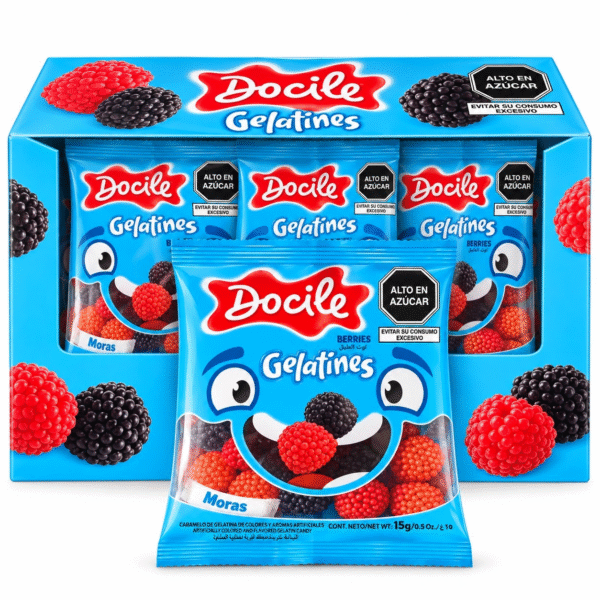 GAM GELATINES MINI MORA 1 display X 12un X15grs