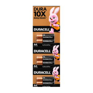 PILAS DURACELL "AA" 1 TIRA X 6 uni