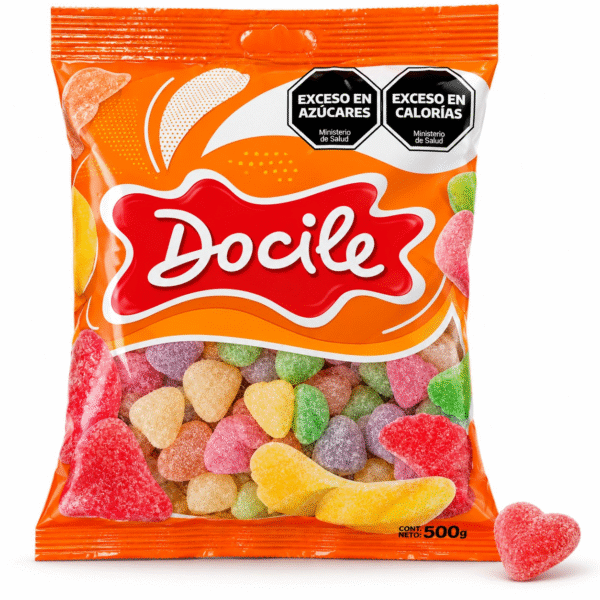 GAM DOCIGOMA CORAZON SURTIDO 1 bolsa X 500 grs